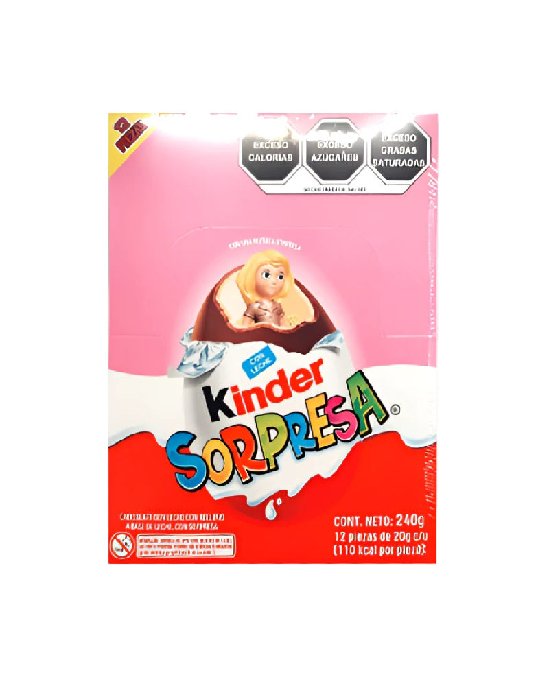 Huevito Kinder Sorpresa Muñecas 12 pz