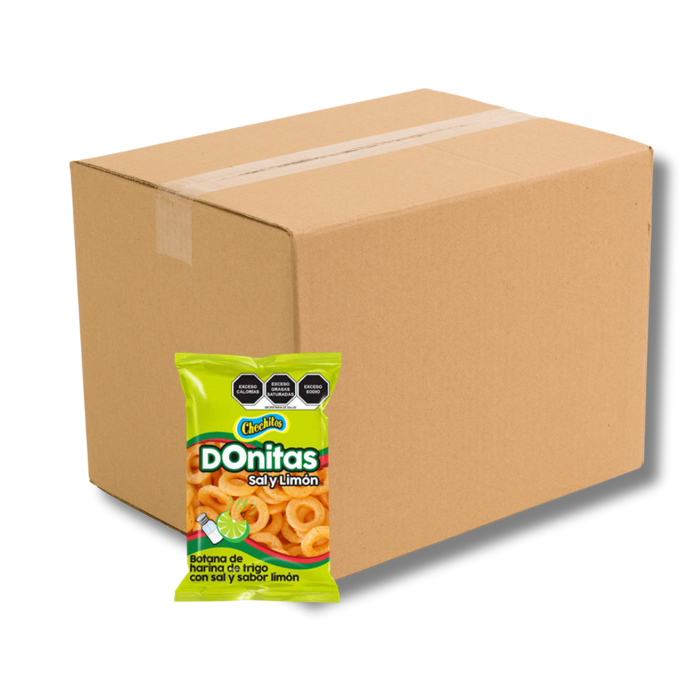 Donitas Sal y Limón con Salsa | Bolsa Mediana 25 pzas