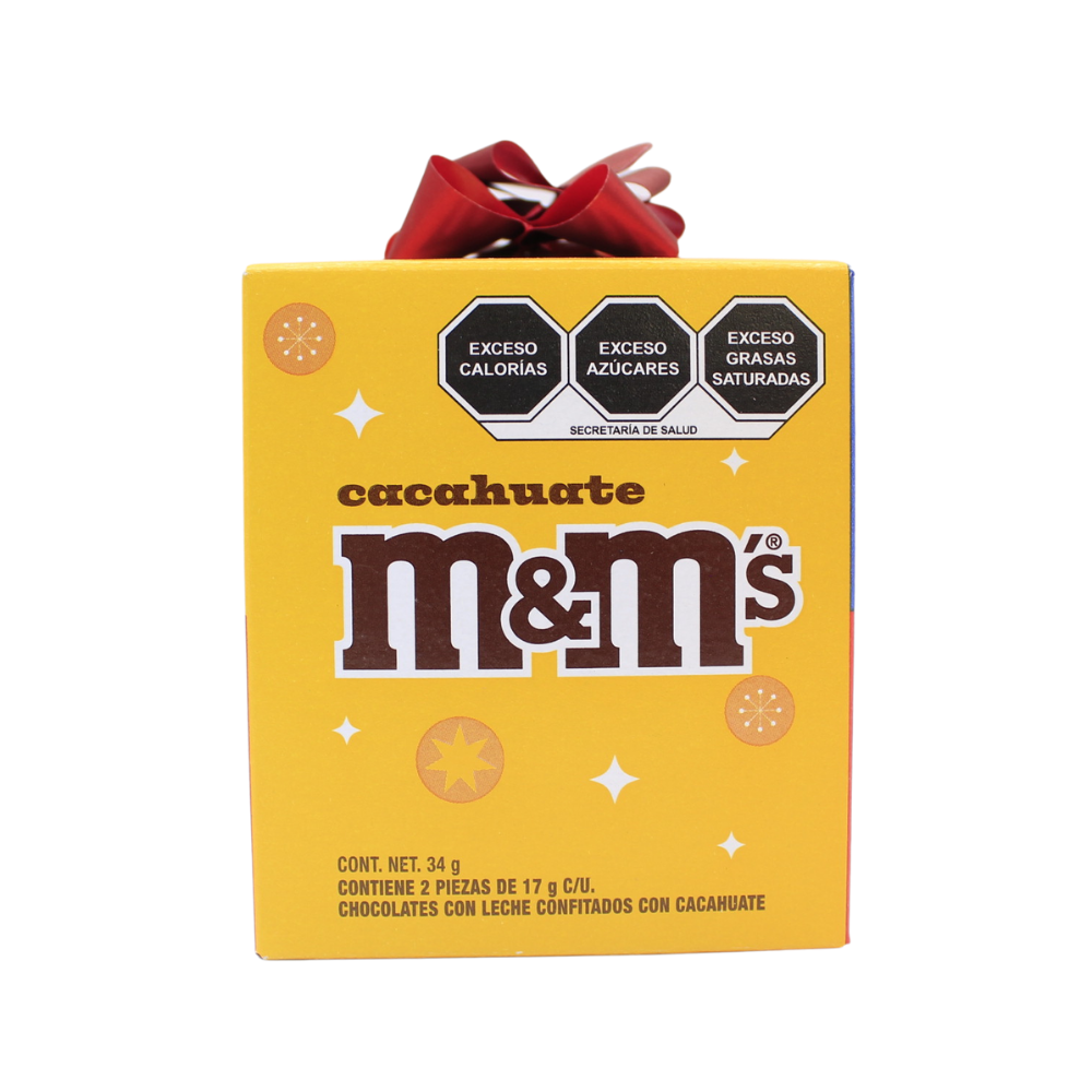 Cajita de Regalo M&M's Edición Navidad 34 g
