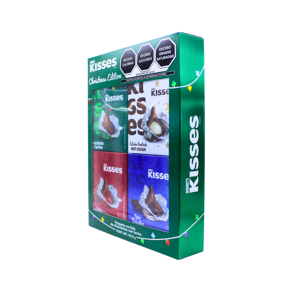Hershey's Kisses Edición Navidad | Chocolate Surtido 167.5 g