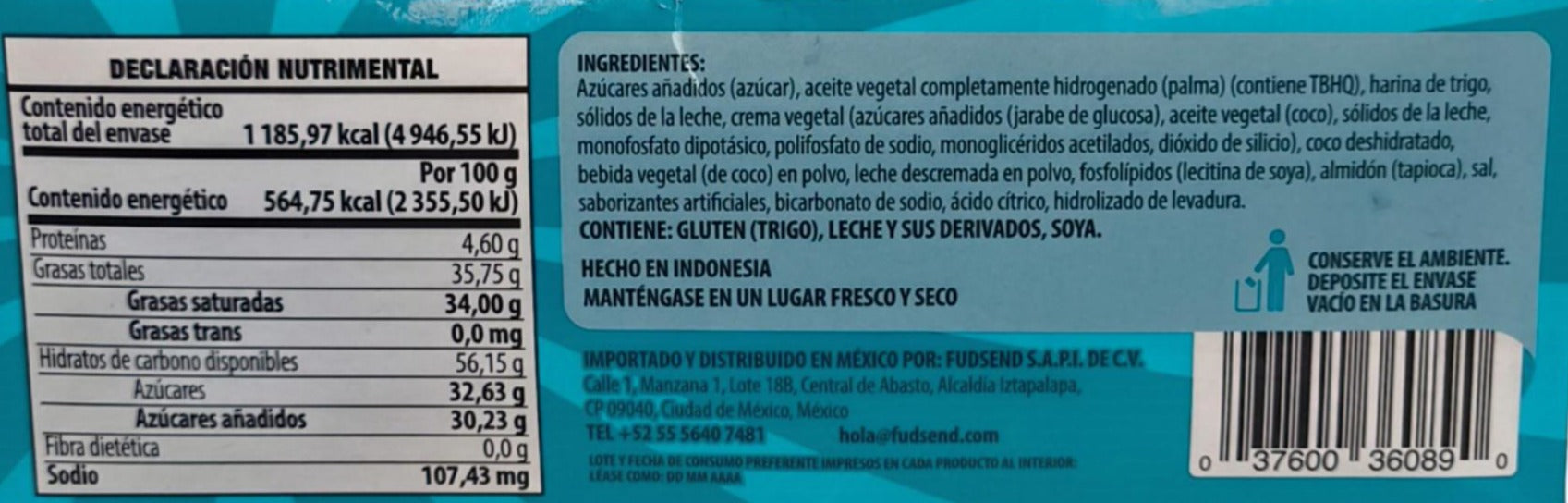 Galletas Skippy Coco Wafer | Caja con 12 pzas