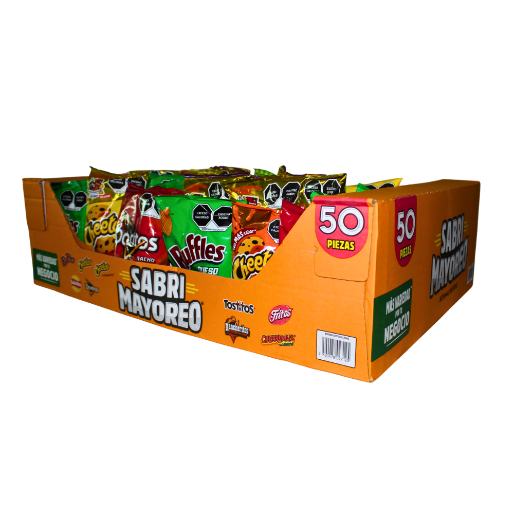 Botanas Surtidas Sabritas - Sabri Mayoreo | Caja 50 pzas 2.09 kg