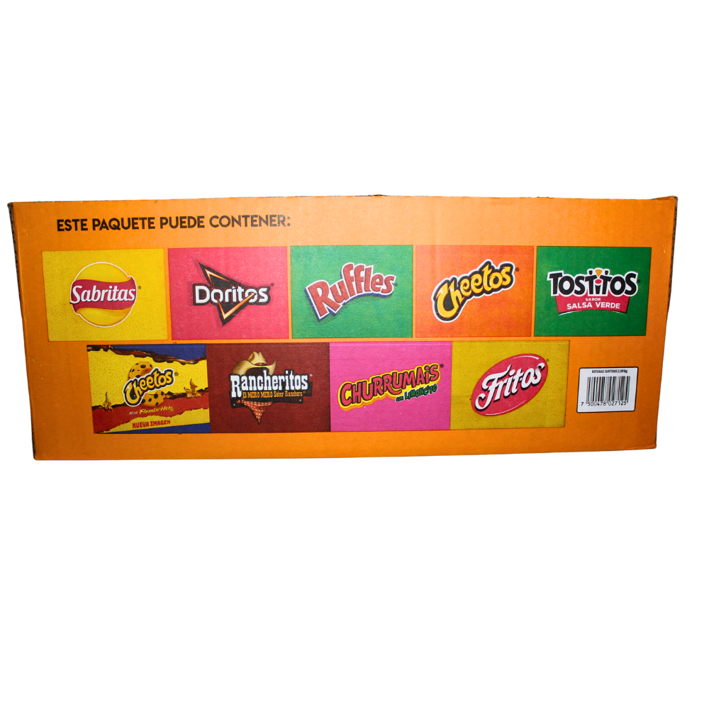 Botanas Surtidas Sabritas - Sabri Mayoreo | Caja 50 pzas 2.09 kg