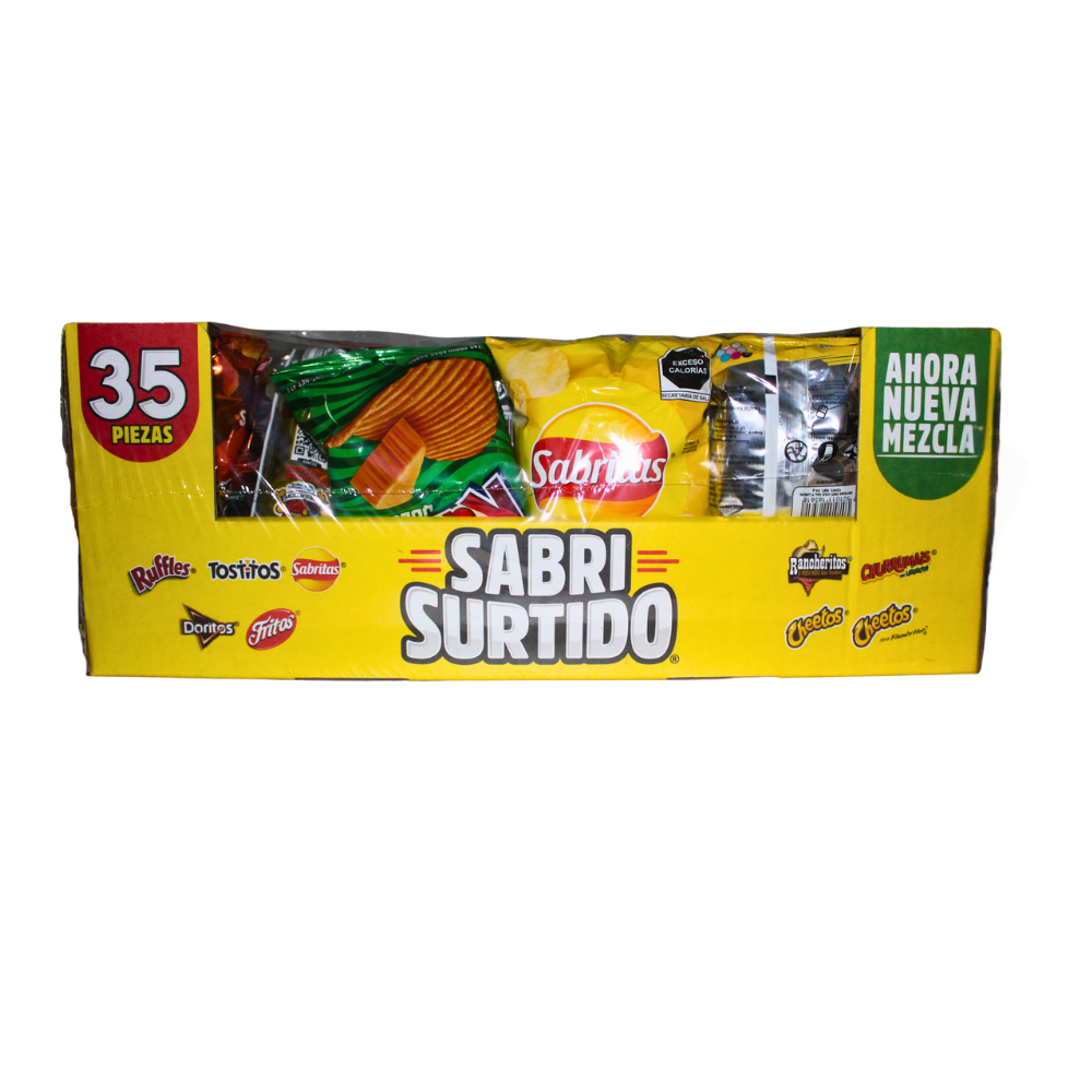 Botanas Surtidas Sabritas - Sabri Surtido | Caja 35 pzas 1.43 kg