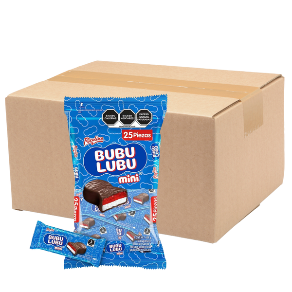 Bubulubu Mini Ricolino | Caja Mayoreo