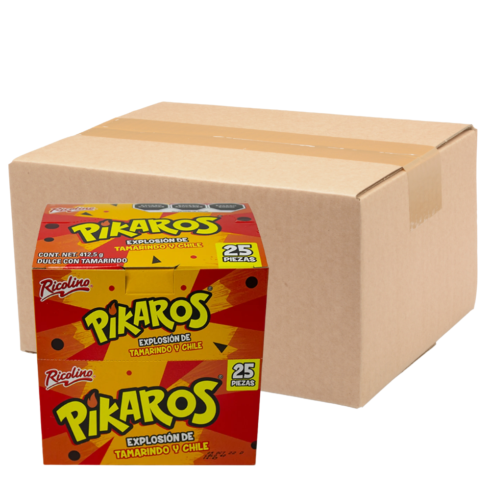 Pikaros Tamarindo Ricolino | Caja Mayoreo