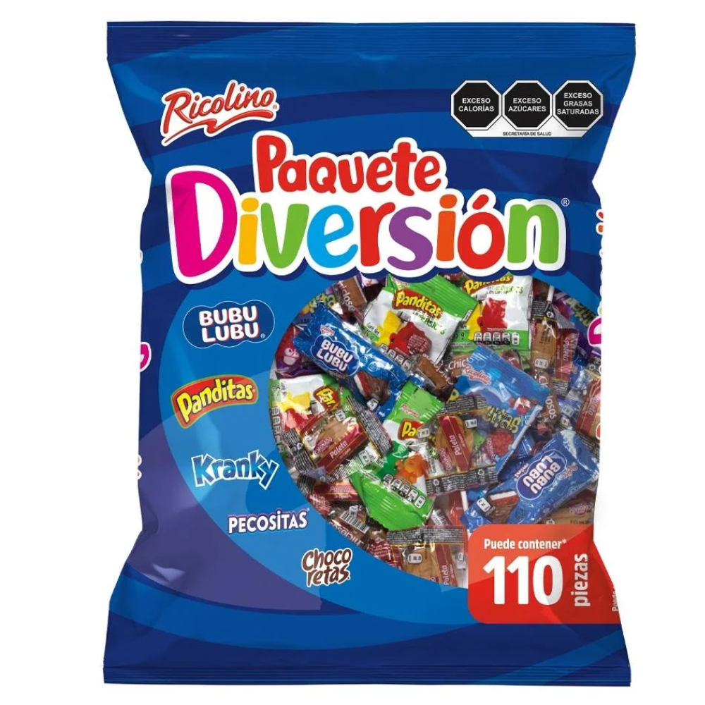 Piñatero Paquete Diversión Ricolino | Bolsas 1.3 kg