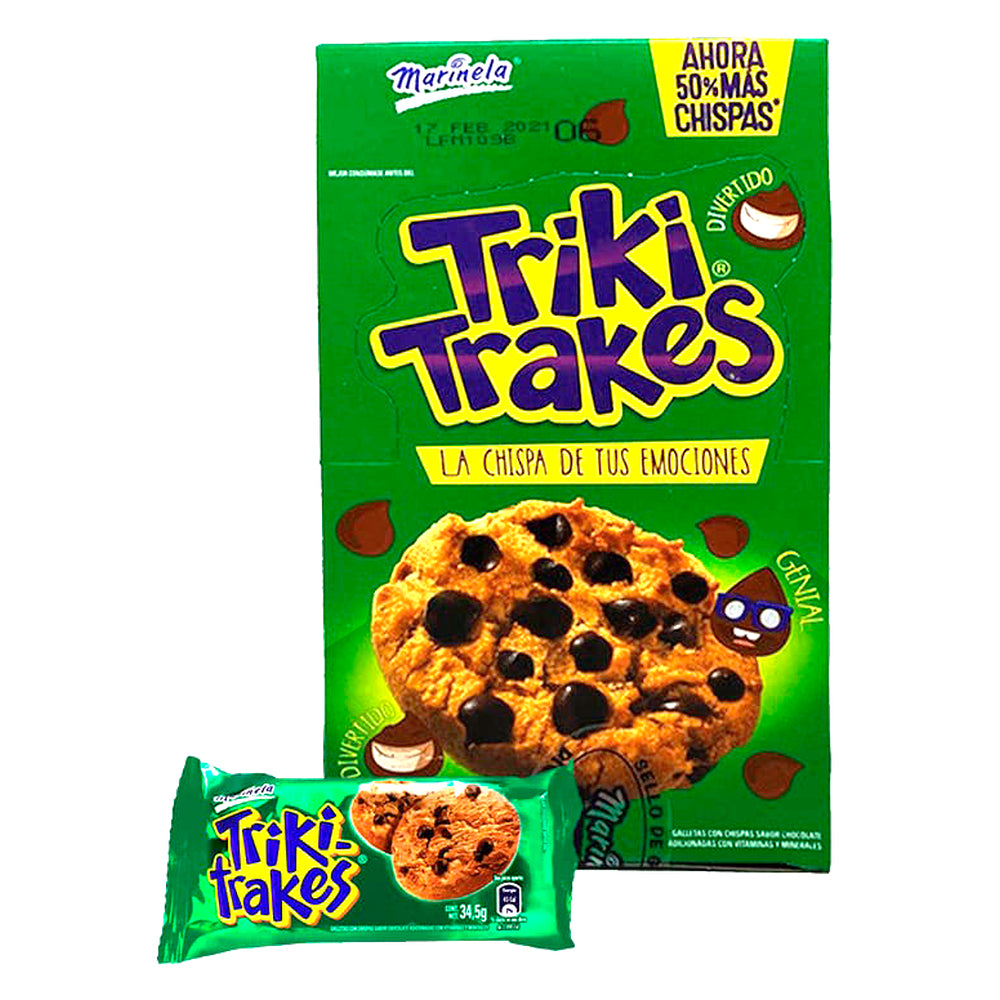 Galletas Triki Trakes Marinela 34.5 g | Caja 12 paq