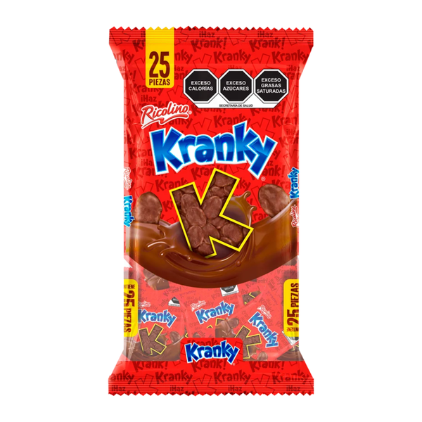 Chocolate Kranky Mini Ricolino | Bolsa 25 Pzas