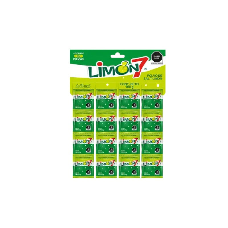 Polvo Limón 7 chico solapa 80 pz