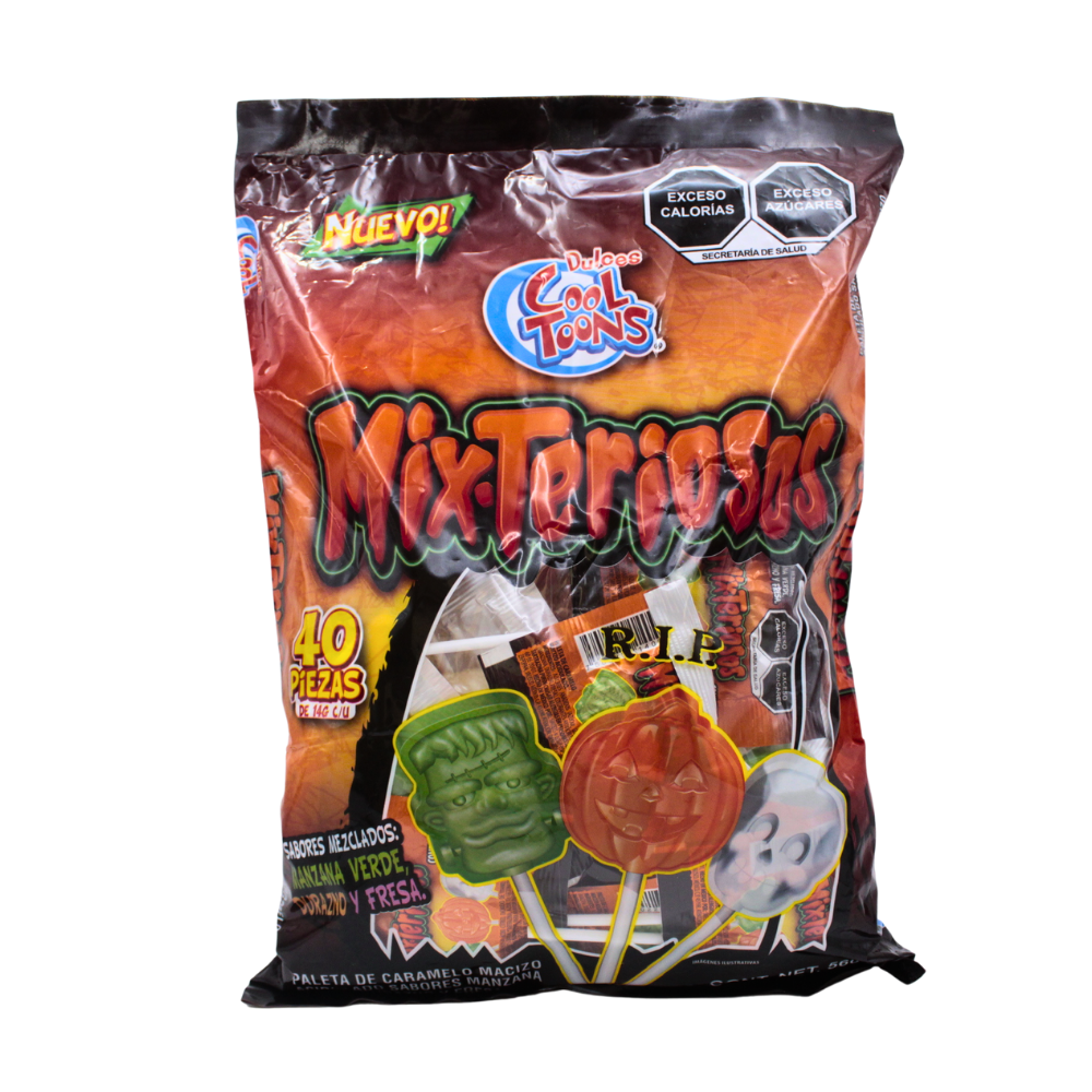 Paletas Surtidas Chompys Mix-Teriosos | Bolsa 40 pzas