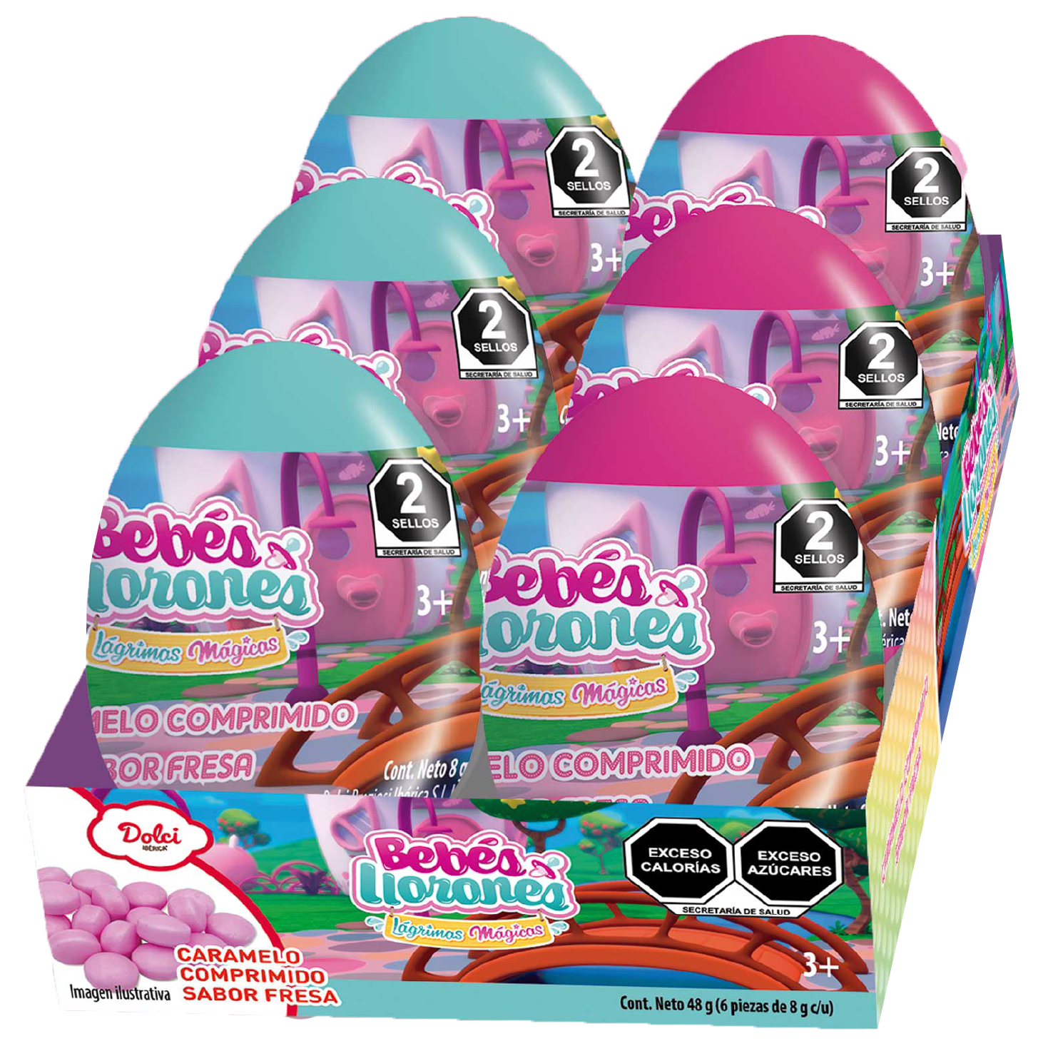 Huevito Sorpresa Dolci | Diferentes Modelos | paq 6 pzas