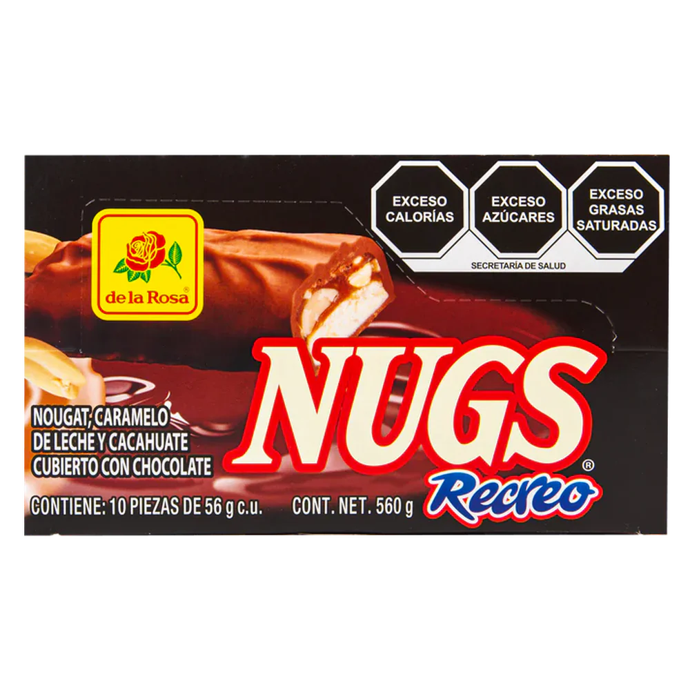 Imagen de productos De La Rosa, como dulces tradicionales mexicanos, incluyendo opciones como mazapanes, pulpas, caramelos, gomitas, malvaviscos, paletas, bombones y chocolates, en diversas presentaciones individuales o en bolsa, con empaques coloridos característicos de la marca.