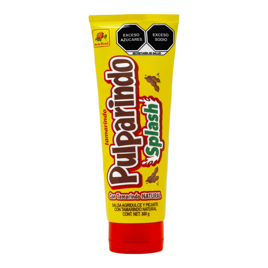 Imagen de productos De La Rosa, como dulces tradicionales mexicanos, incluyendo opciones como mazapanes, pulpas, caramelos, gomitas, malvaviscos, paletas, bombones y chocolates, en diversas presentaciones individuales o en bolsa, con empaques coloridos característicos de la marca.