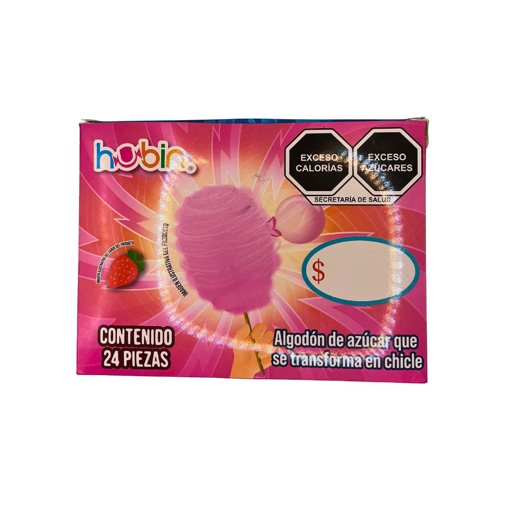 Dulce Algodón Bomba Hubin de 24pzas de 5g