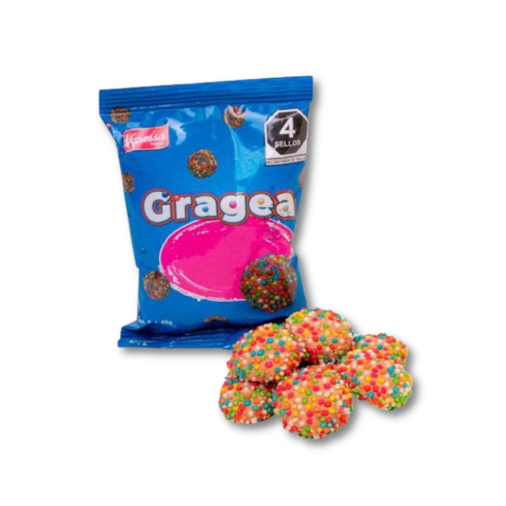 Galletas Grageas Vanessa | Tira 10 pzas