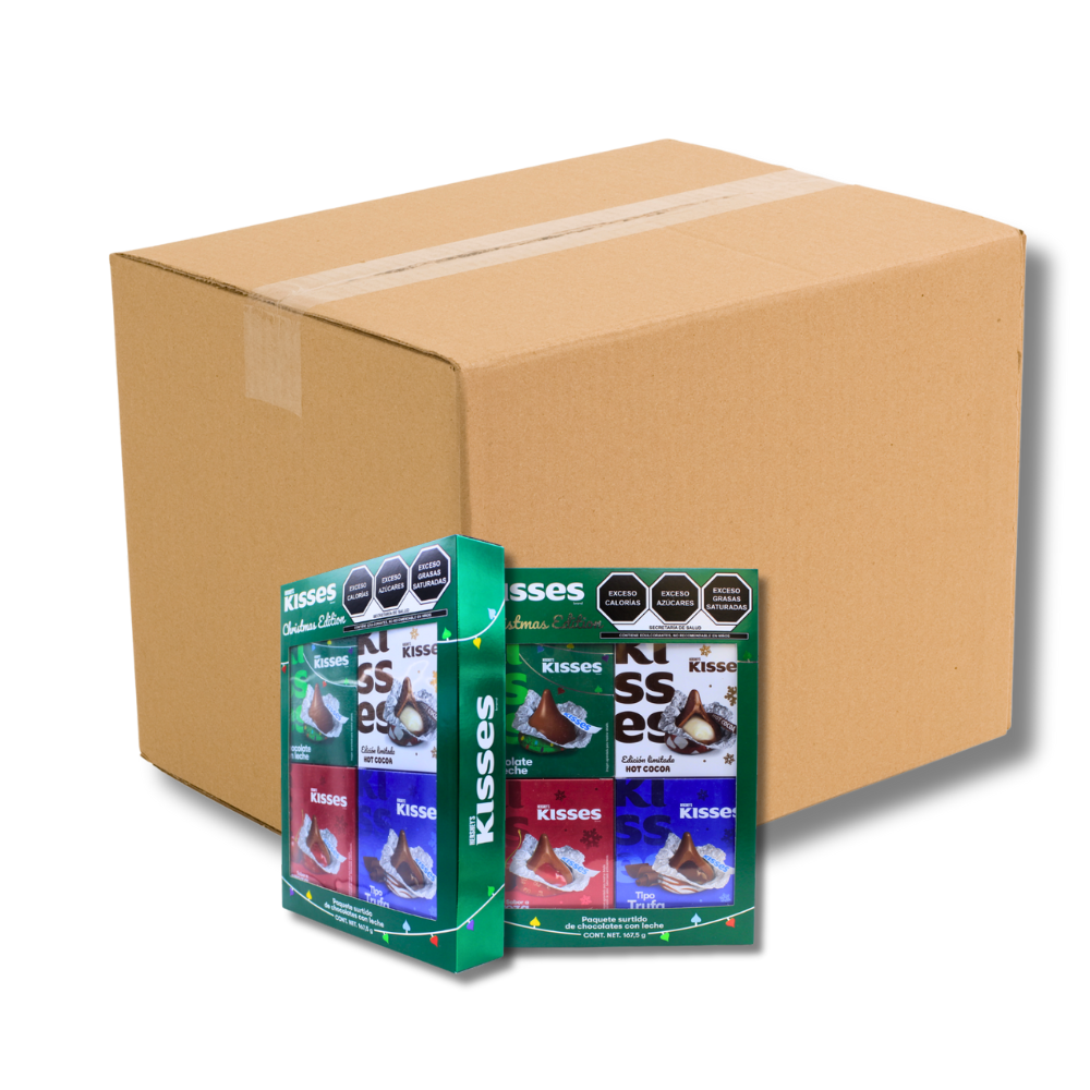 Hershey's Kisses Edición Navidad | Chocolate Surtido 167.5 g