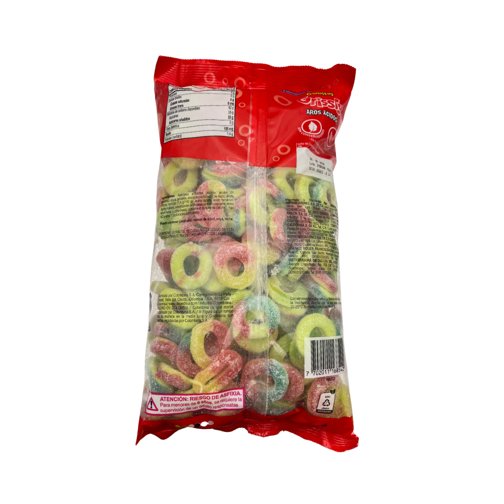 Gomitas Grissly Aros sabor Frutas | 1 kg