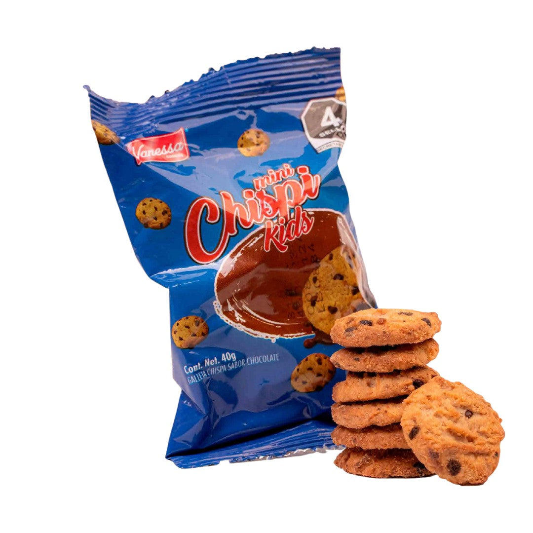 Mini Galletas Vanessa Chispi Kids 40 g | Tira 10 sobres