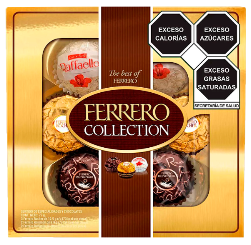 chocolate ferrero collection 7pz