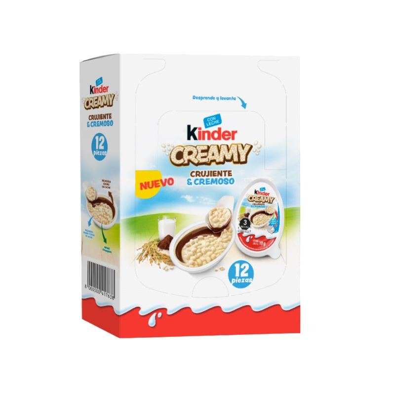 Chocolate Kinder Creamy 12 pz