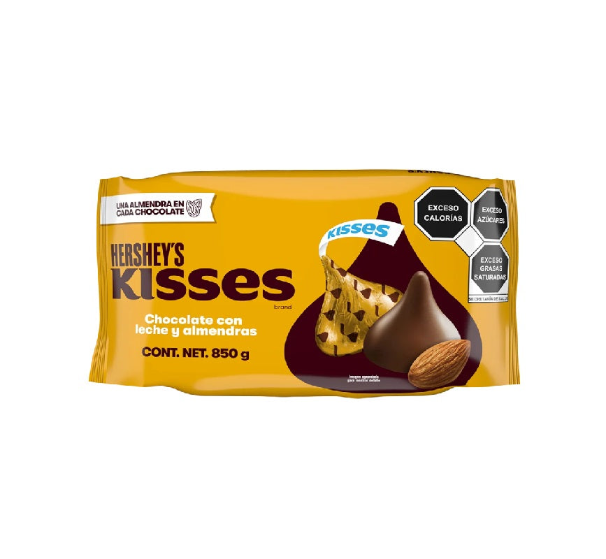 Chocolate Hershey’s Kisses Almendras 850 g