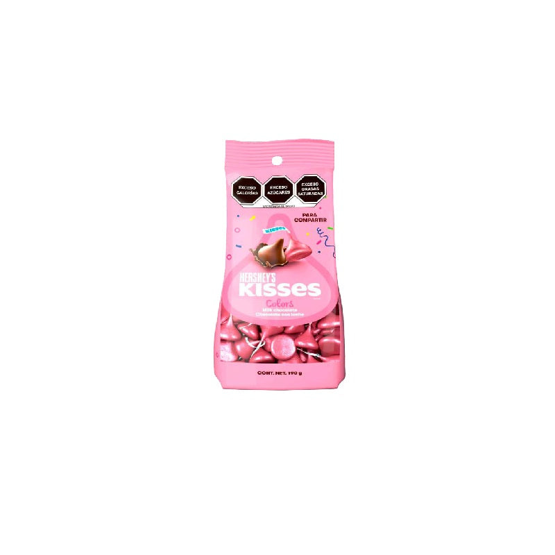 Chocolate Hershey's Kisses Fiesta Rosa Leche 190 g