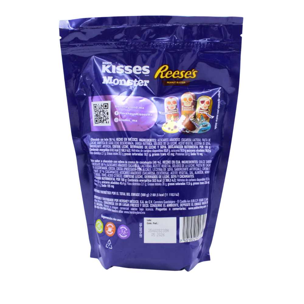 Chocolates Hershey's & Reese's Mix Monster | Bolsa 500 g