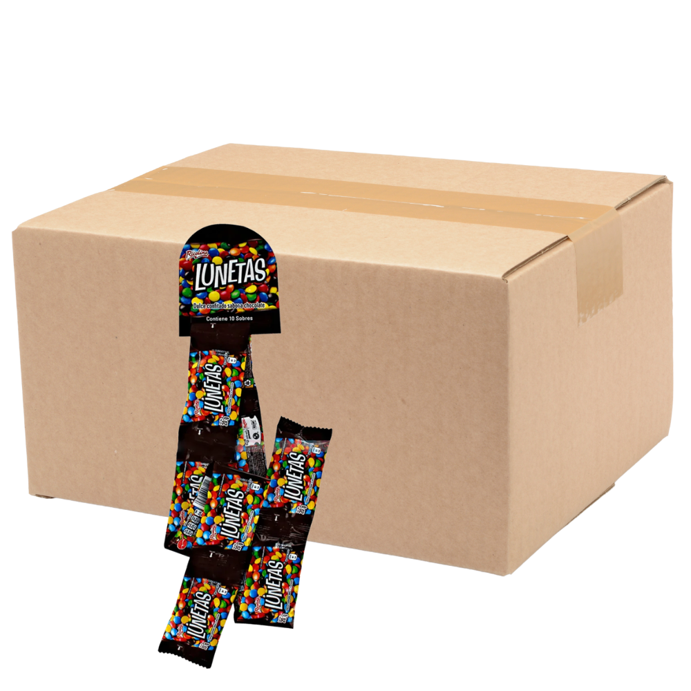 Lunetas Chocolate Ricolino | Caja Mayoreo