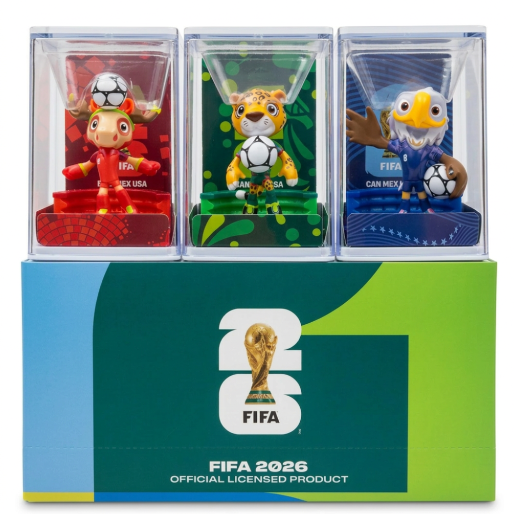 Set Figuras Mascotas Mundial FIFA 2026 Original Colección 3 Pzas