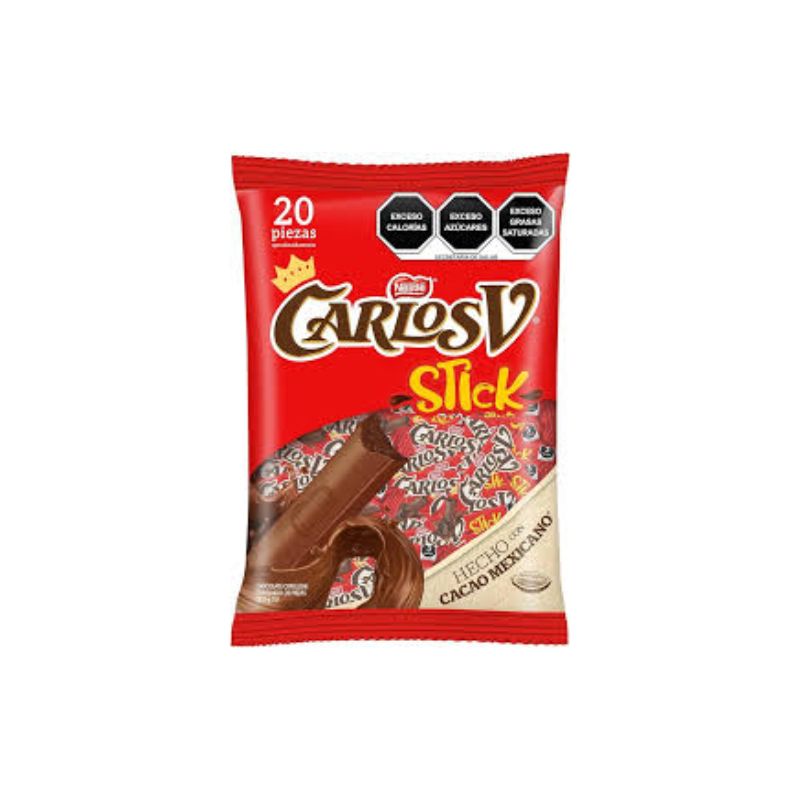 Chocolate Carlos V stick 20 pz