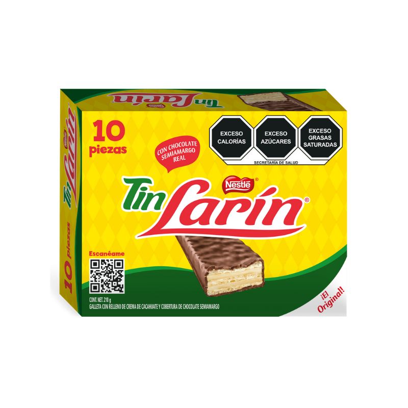 Chocolate Tin Larín 21 gr 10 pz