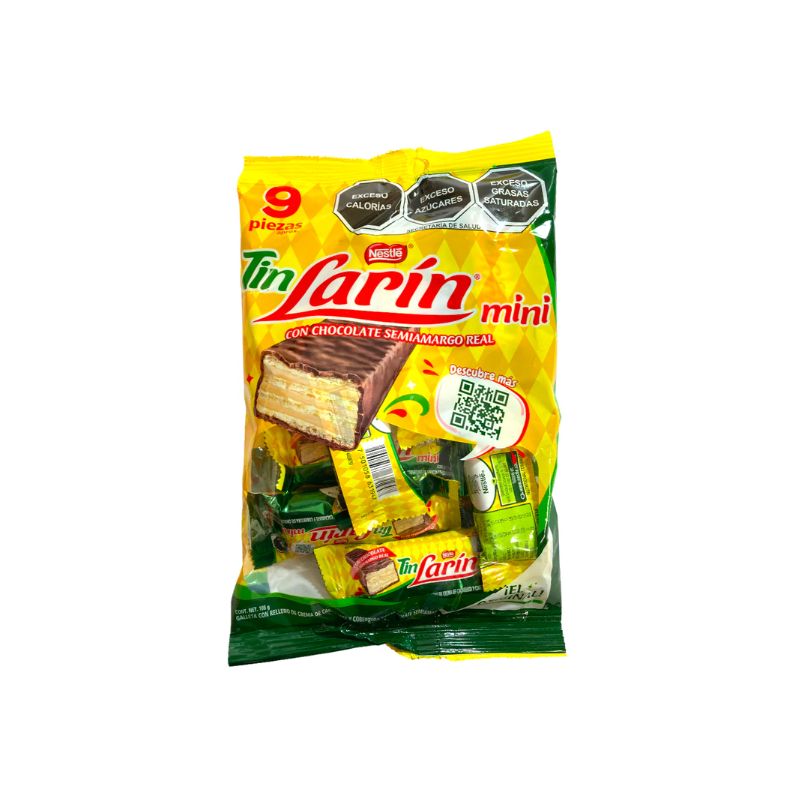 Chocolate Mini Tin Larín 12 gr 9 pz