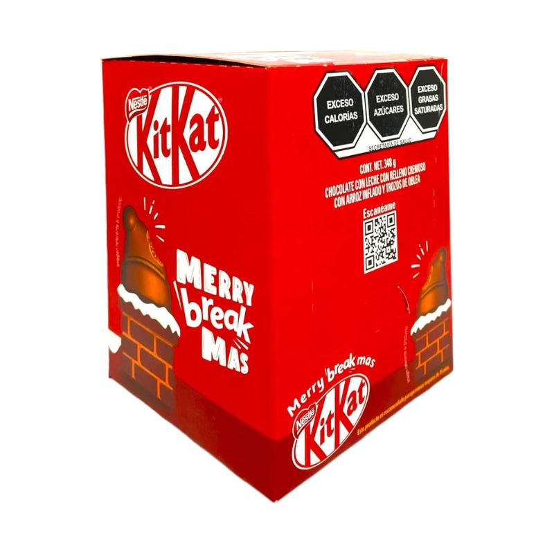 Chocolate Kit Kat Santa individual 29 gr 12 pz