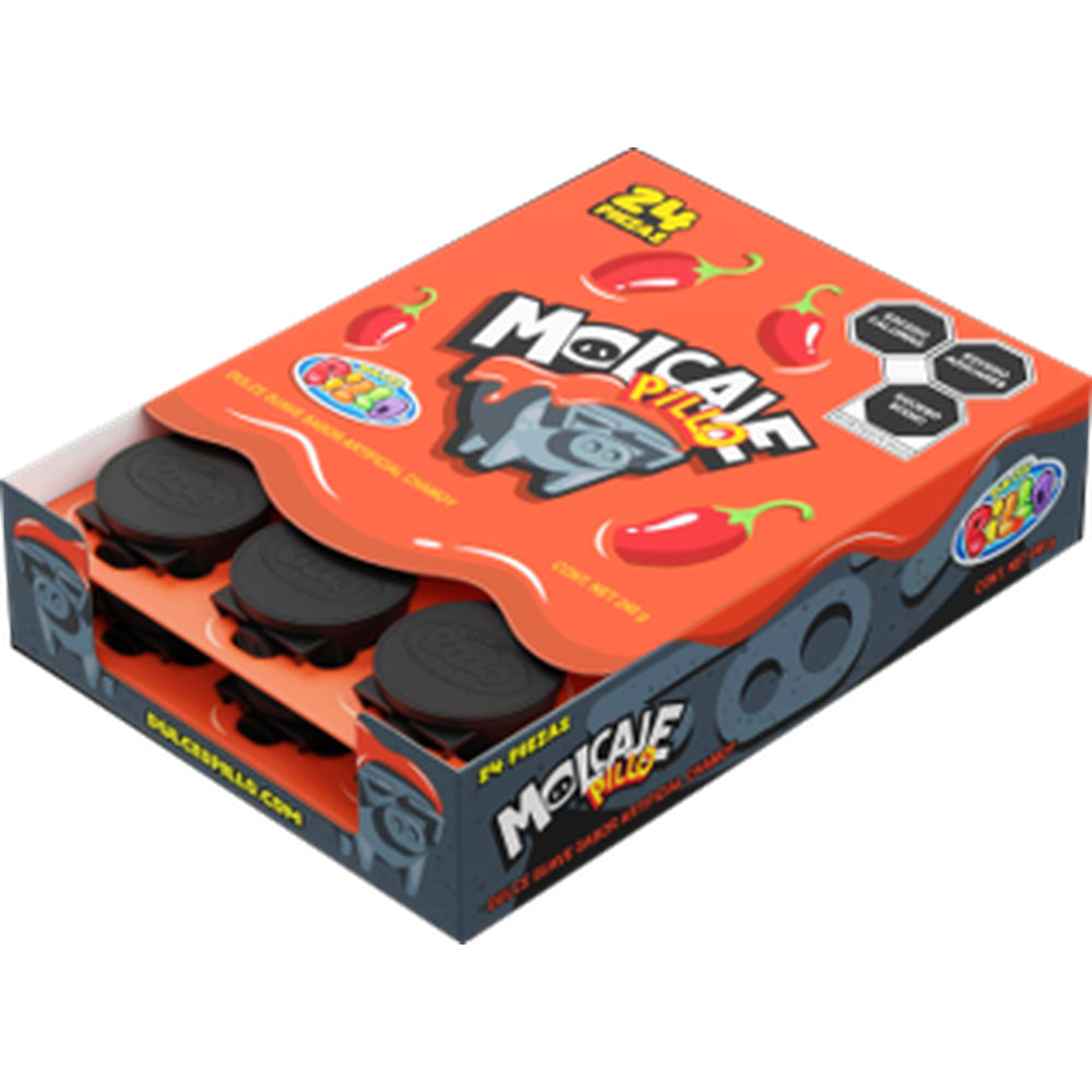 Dulce Molcajete Pillo Chamoy | Caja 24 pzas