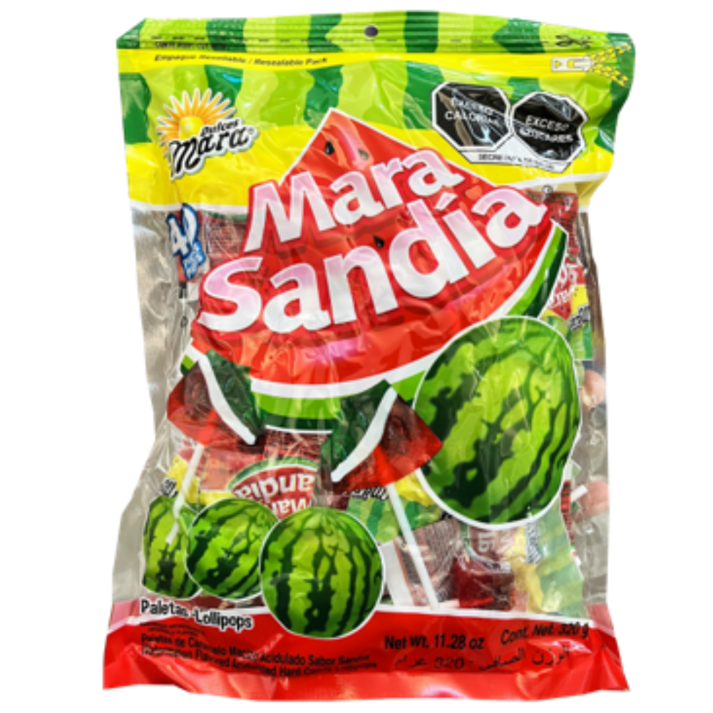 PALETA MARA SANDIA | BOLSA 40 PIEZAS
