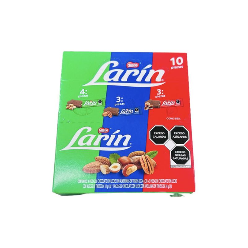 Chocolate Larín  surtido 10 pz