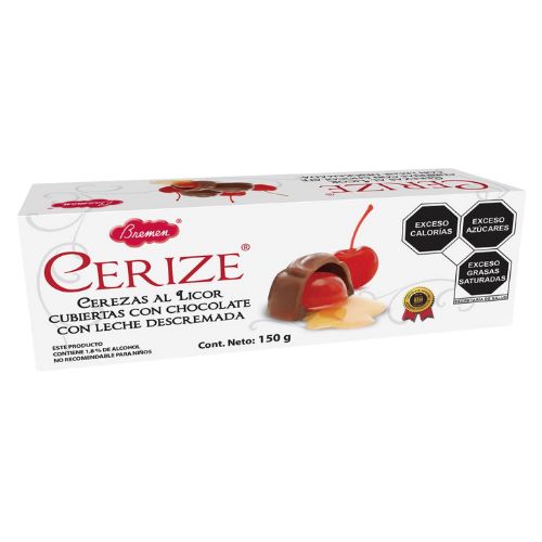 Chocolates rellenos Cerize. Chocolates Bremen 150 g