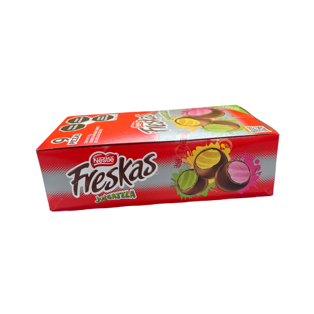 Caja de chocolates Freskas Nestlé con centro de menta