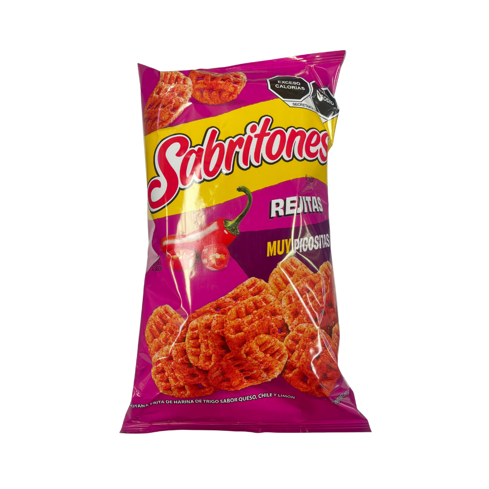 Fritura Sabritones Rejitas caja con 18 piezas sabor chile y limón