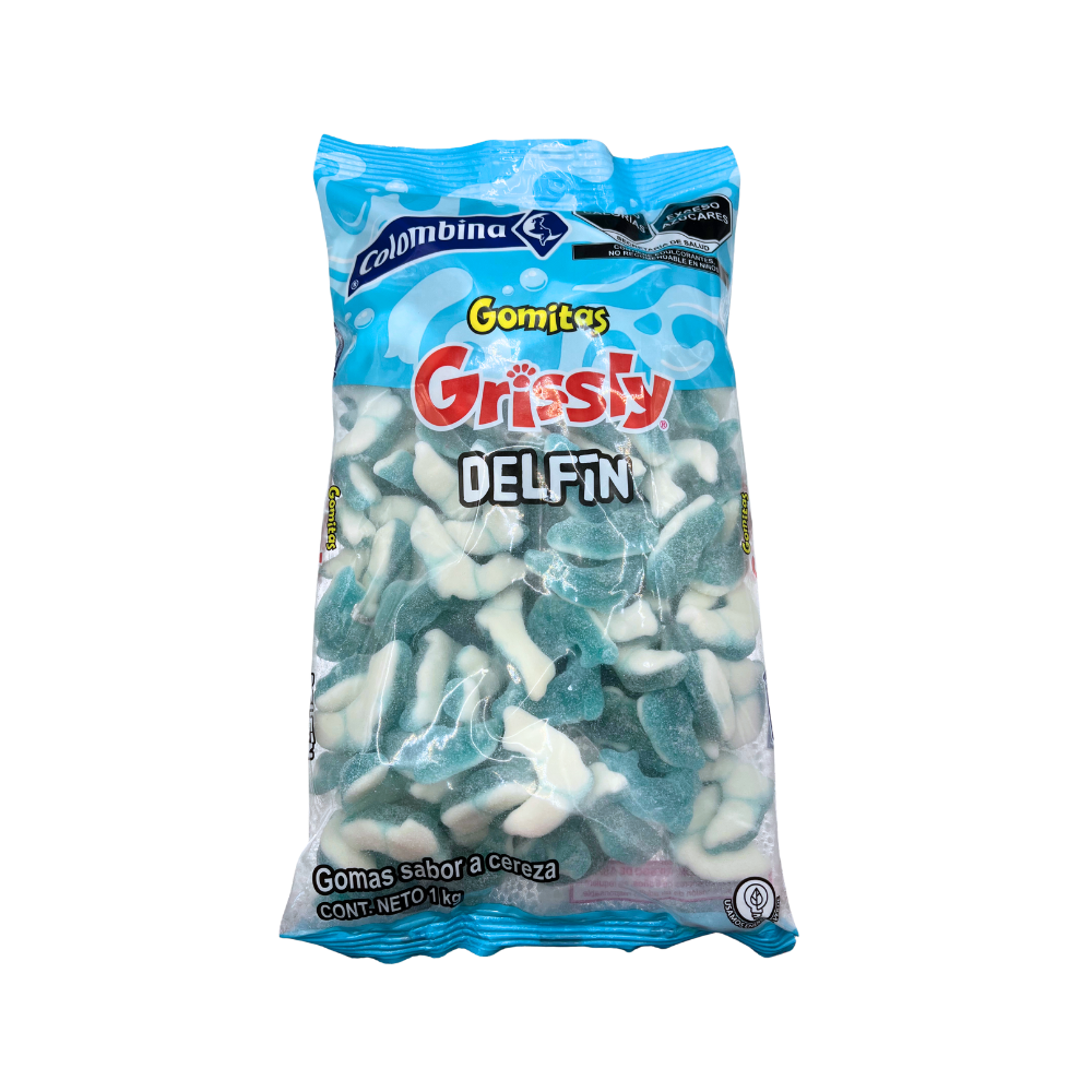 Gomitas Grisly Delfín 1 kg en bolsa a granel