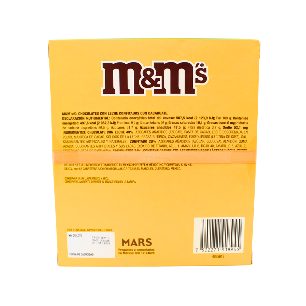 m&ms caja de regalo navidad