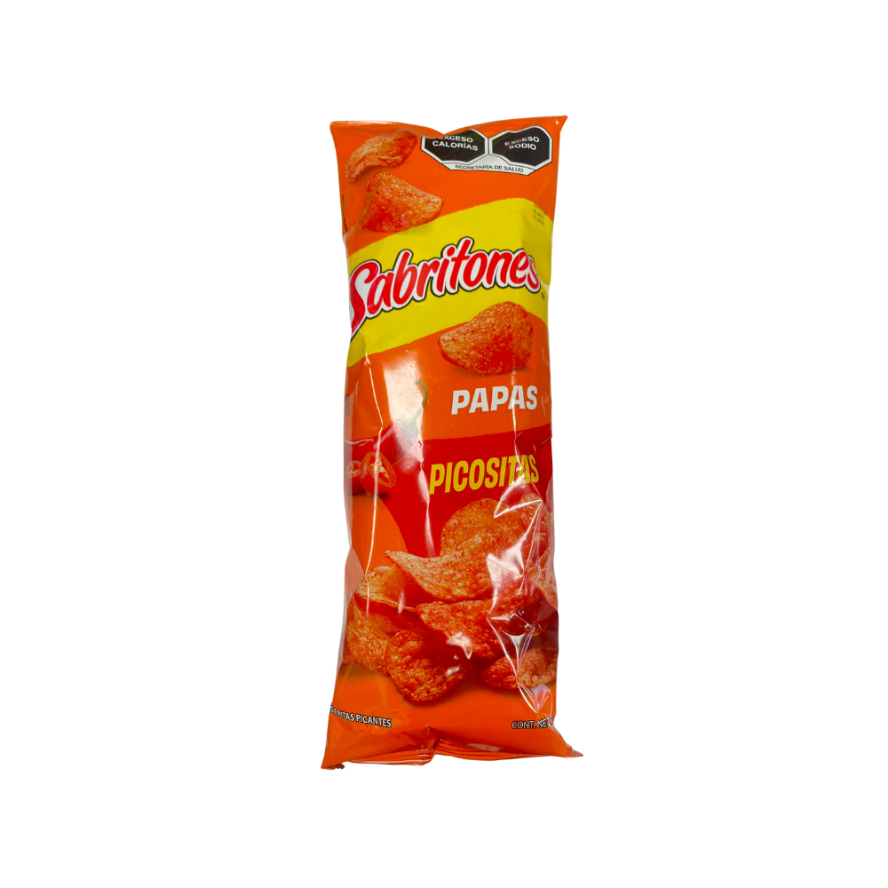 Sabritones Papa Picositas fritura 90 gramos 25 bolsas en caja